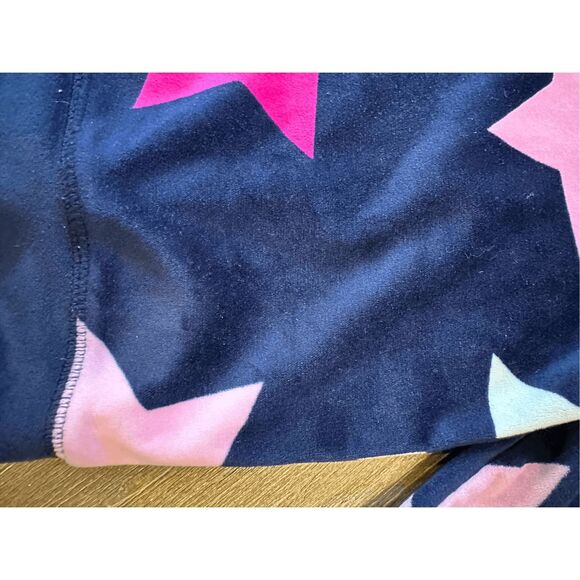 Gap girls sz 4 star balloon sleeve velvet pullover top blue - Picture 3 of 5